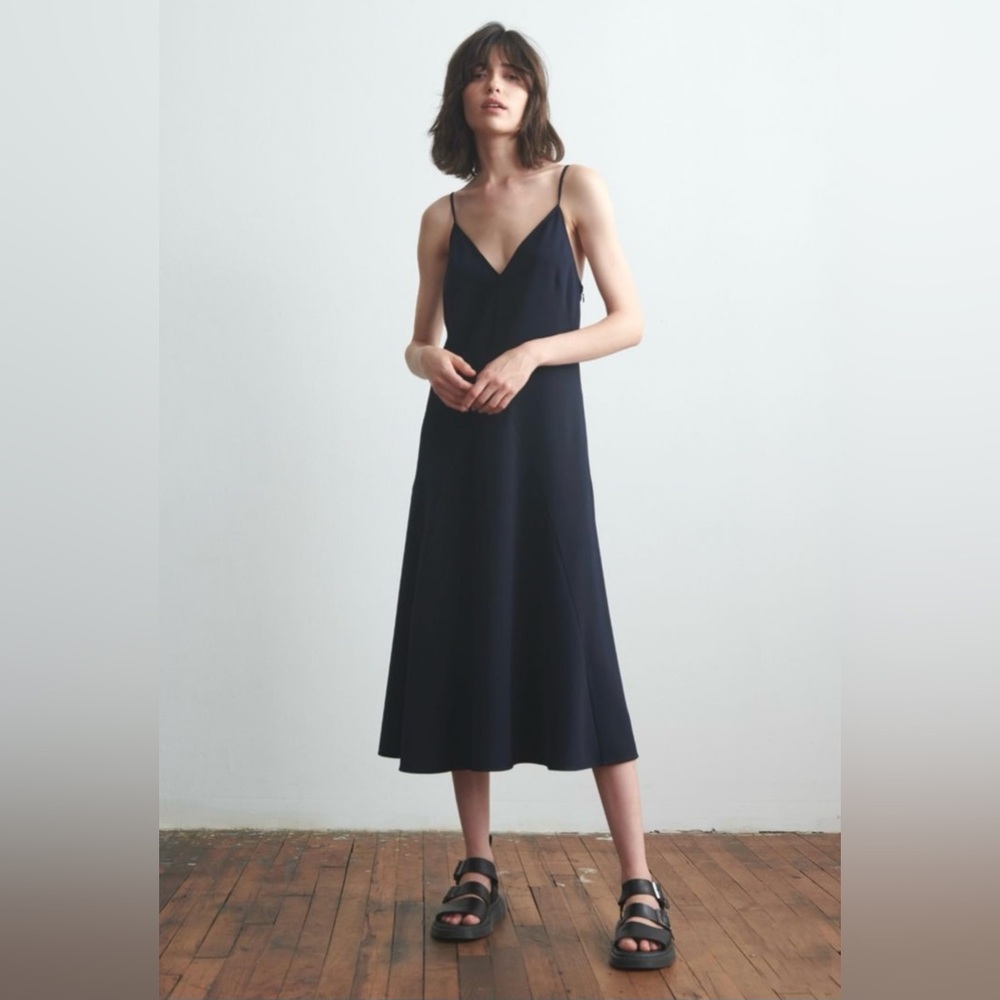 THAKOON Slip Dress, Midnight Navy, Size 2